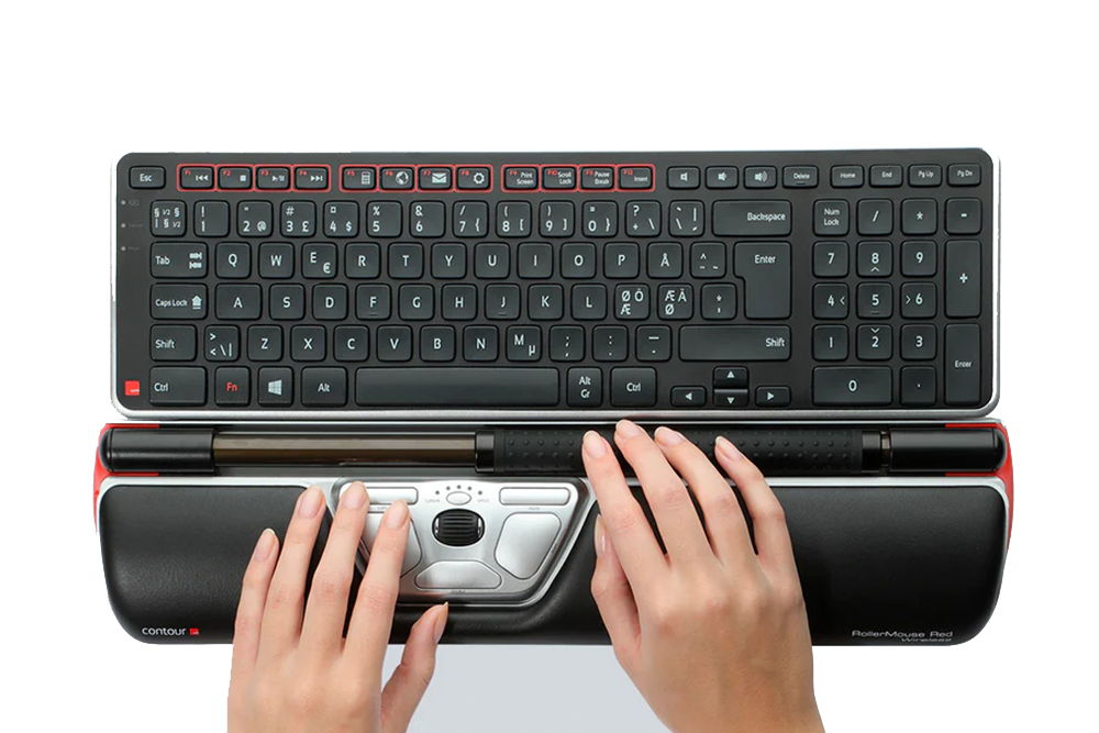 Contour RollerMouse Red Sterling Adaptives