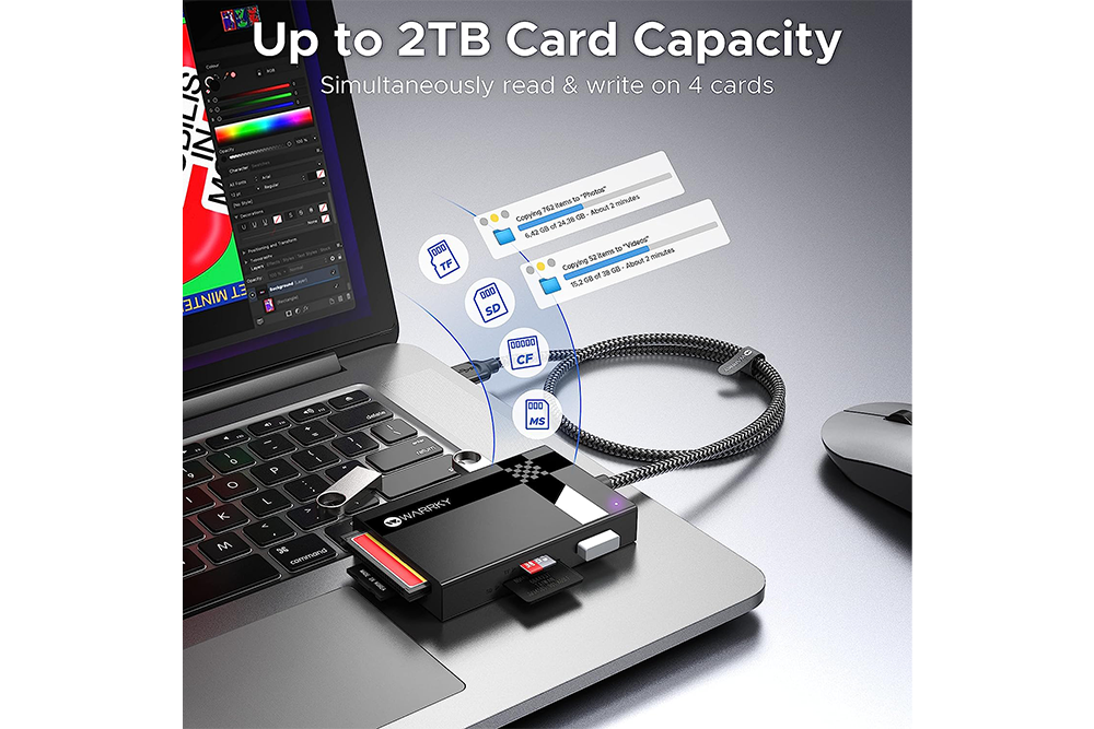 Card Reader Using A Labtop Laptop Memory Card Reader
